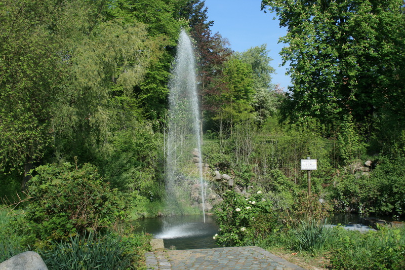 Springbrunnen im Park von Schöningen